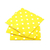 Servilletas Pequeñas Puntos Blancos Sobre Amarillo. 16 unidades - comprar online