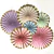Set de Rosetones Colores Pastel en Papel. 6 unidades - comprar online