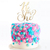 Topper para Torta - He or She? Dorado