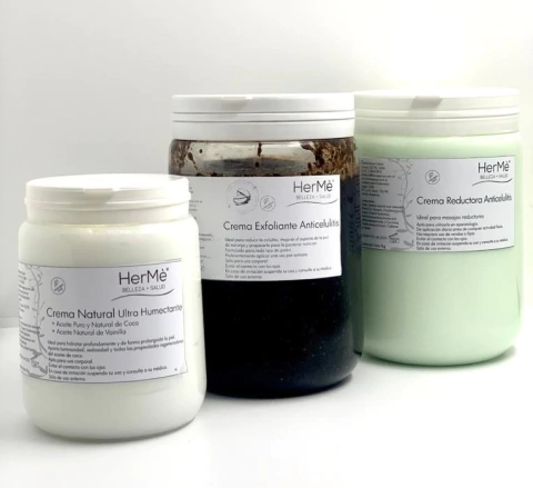 Set Crema Reductora+ Exfoliante de Cafe Anticelulitico + Crema Fluida