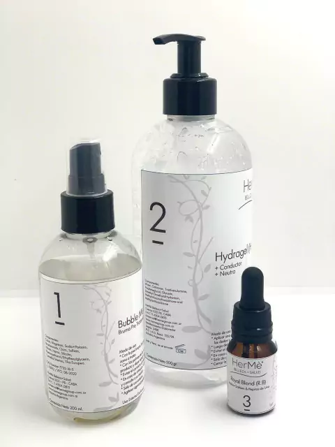 Set Aparatologia facial - Gel + Bruma + Aceite