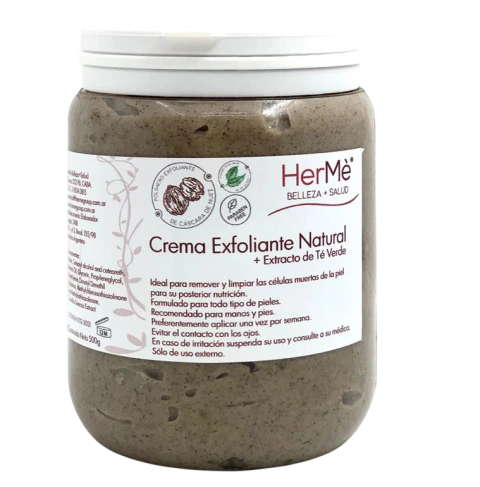 Crema Exfoliante Natural De Te Verde & Oliva - comprar online