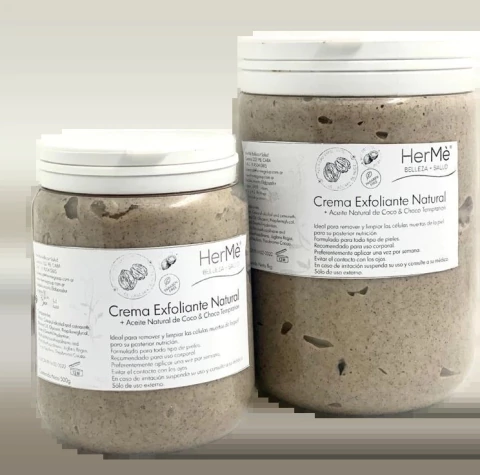 Crema Exfoliante Natural de Coco Pure & Chocolate Caramel - comprar online