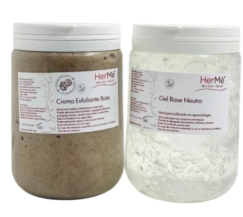 Combo Depilación Definitiva: Crema Exfoliante Base Neutra + Gel Base Neutro - comprar online
