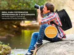 Mochila Para Cámara Fotográfica Impermeable Con Divisiones en internet