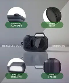 Mini Camara Digital Ziyen Full HD 1080P Pantalla 0.96 Pulgadas Memoria 32GB Filtros Integrados + Llavero - tienda online