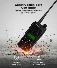 Handy Gadnic WK88 Bi-Banda 10w 128CH Hasta 12km 2 Baterías y Manos Libres - Crossover