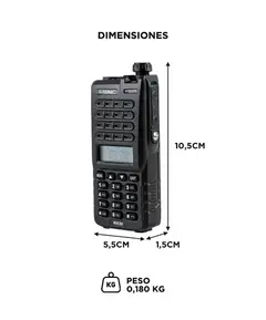 Handy Gadnic WK88 Bi-Banda 10w 128CH Hasta 12km 2 Baterías y Manos Libres - tienda online
