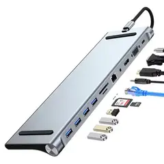Adaptador Hub 11 Puertos Para Mac y Pc