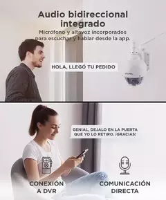 Cámara de Seguridad Gadnic Domo Motorizado IP WiFi Full HD Visión Nocturna - tienda online