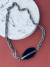 COLLAR TRENZADO AGATA - MAS NEGRO