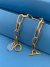 PULSERA CADENA SIMPLE ORO