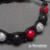Shamballa con Howlite Blanco, Howlite Rojo y Onix Nº 8 - comprar online