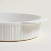 Fuente Para Horno Oval Asas Rayas 36x23x5.5 Cm (0119748) - comprar online