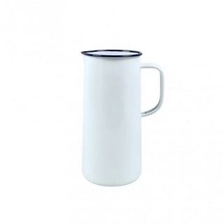 Nonfork® Enamelware Vintage Classic Jarra 1 Lts 14x19x22.5h Cm B/N (N839112N)