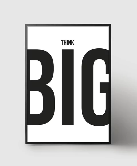 Cuadro Think Big