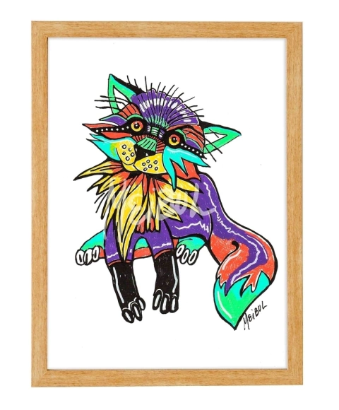 Cuadro #014 Zorro by Meibul