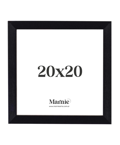 Marco Negro 20x20 cm - comprar online
