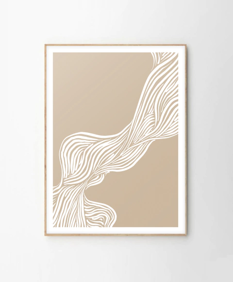 Cuadro Abstracto Líneas Nro 5 - Hygge Collection