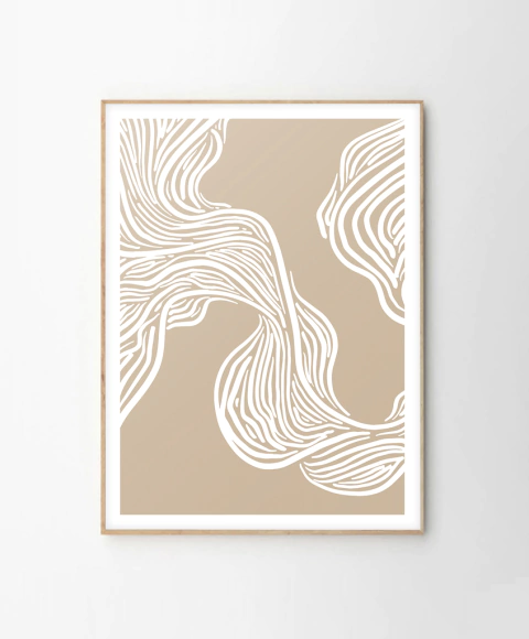 Cuadro Abstracto Líneas Nro 7 - Hygge Collection