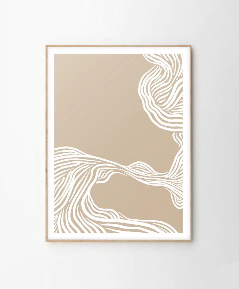 Cuadro Abstracto Líneas Nro 8 - Hygge Collection