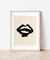 Cuadro Boceto Labios