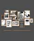 Set 15 Cuadros Modern Art - tienda online