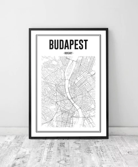 mapa budapest