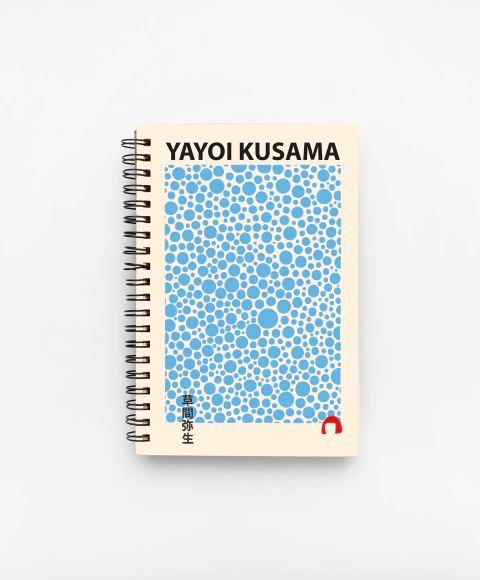 Cuaderno Yayoi Kusama Dots Celeste