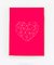 Cuadro Geometric Heart Pink