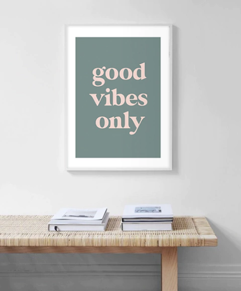 Cuadro Good Vibes Only #005