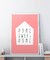 Cuadro Home Sweet Home Rosa
