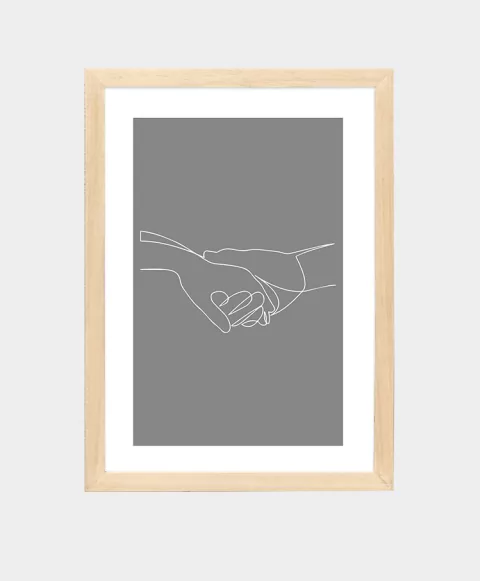 Cuadro Hands Grey