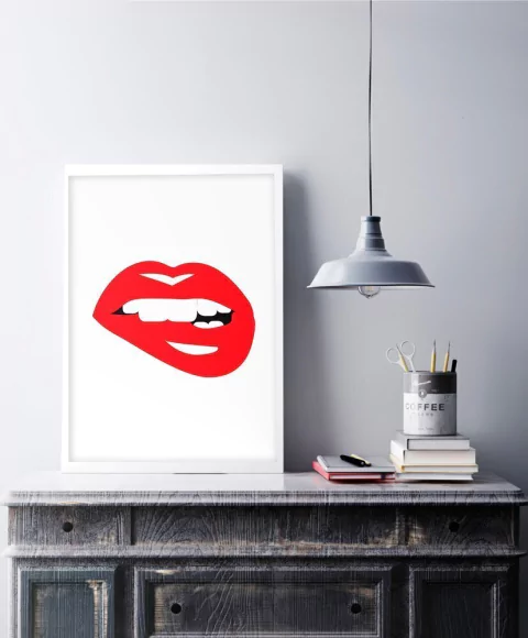 Cuadro Red Lips