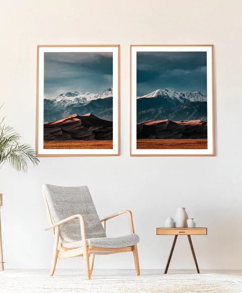 SET x2 Sunset in the mountains