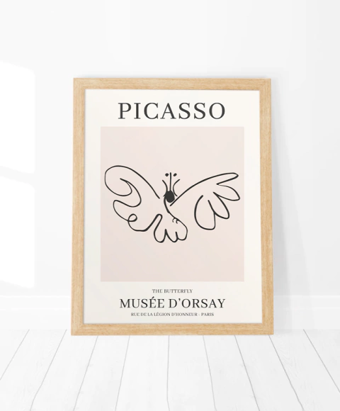 Cuadro Picasso The Butterfly
