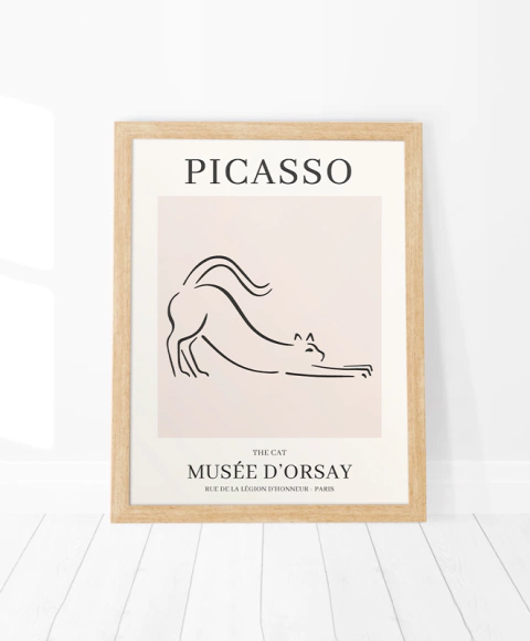 Cuadro Picasso The Cat