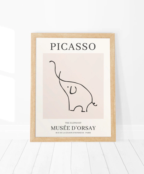 Cuadro Picasso The Elephant