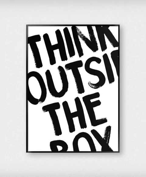 Cuadro Think Outside The Box