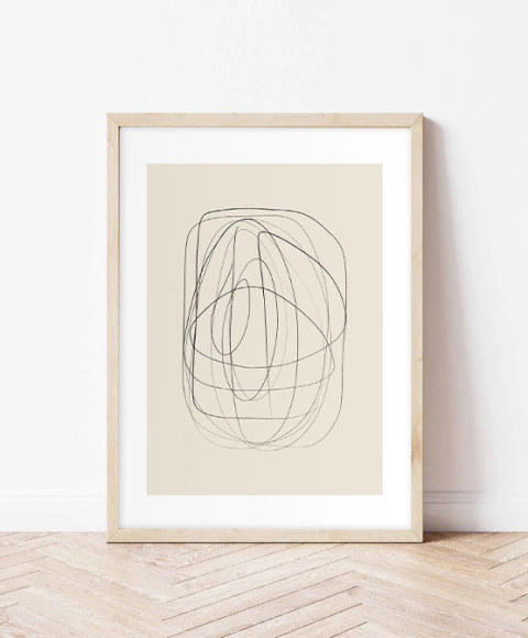 Cuadro Trazos #008 light