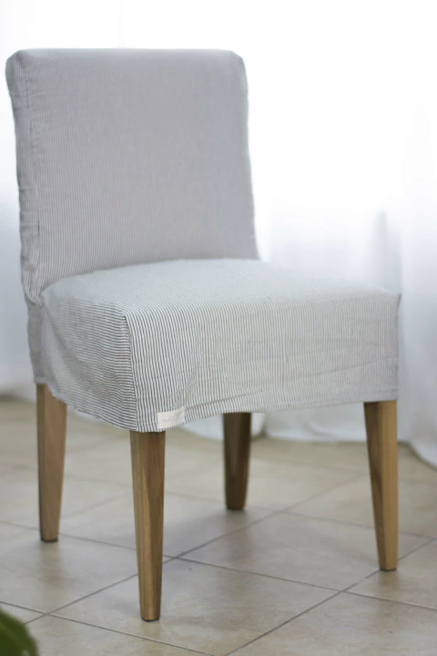 Funda Silla Recta - Tusor mil rayas - comprar online