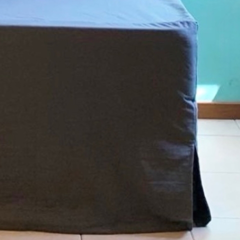 Funda Unica Sommier de 2 mts - con frente abierto