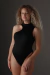 Body Musculosa Irregular Alba Negro