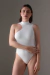 Body Musculosa Irregular Alba Off White - comprar online
