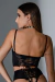 Bustier Techo de Cristal Negro en internet