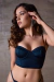 Bustier Halo Azul