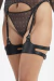 Ligas Cuero Rouxulicious Negro