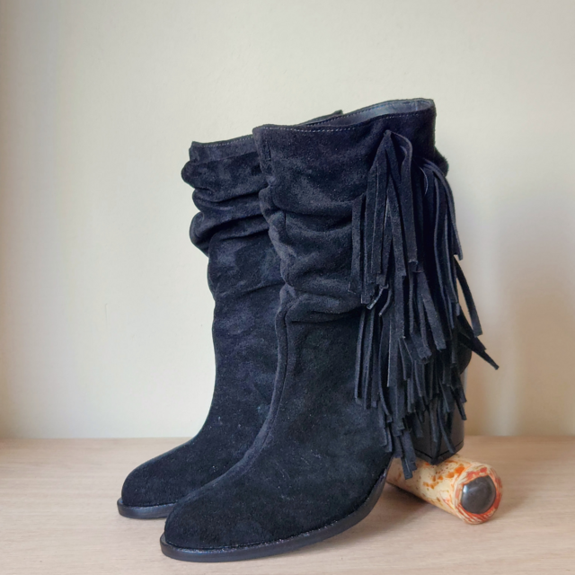 Bota Gipsy Gamuzón Negro thumbnail 2