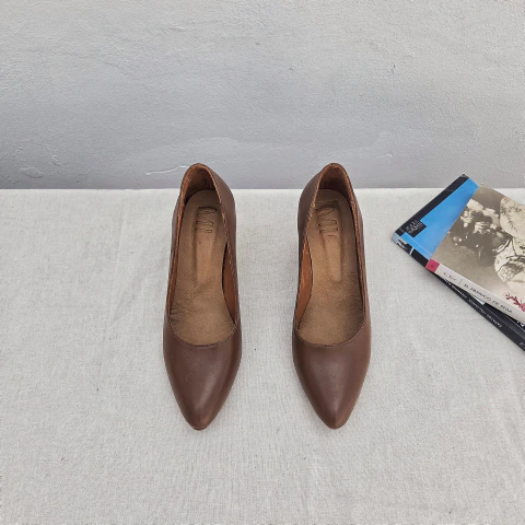 Stiletto Ópalo cuero suela