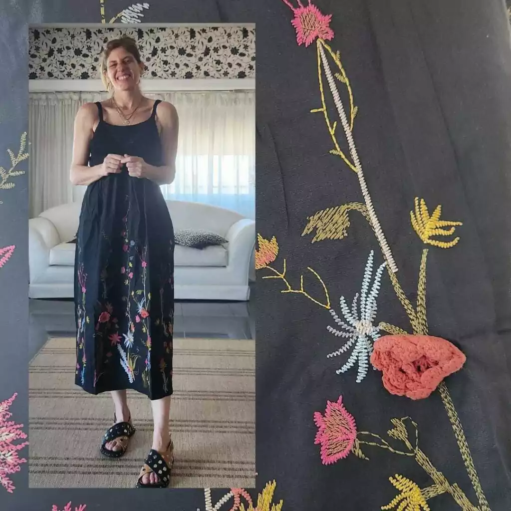 Vestido Poesía negro thumbnail 3